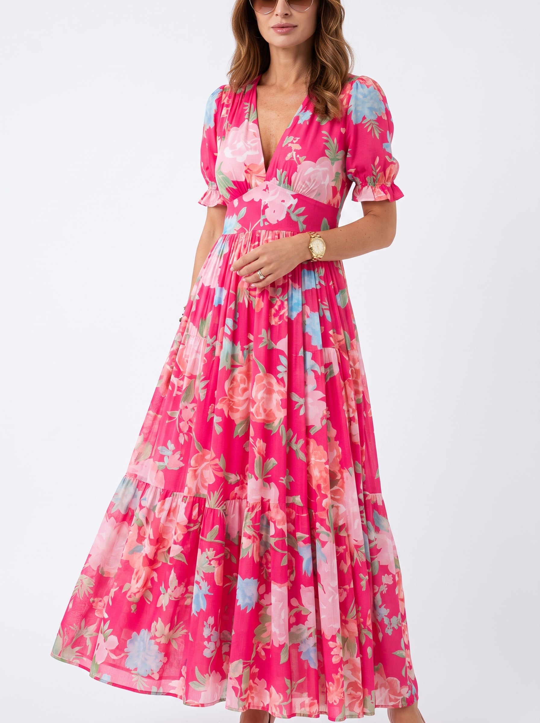 Ione | Robe Midi Fleurie