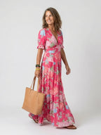 Ione | Robe Midi Fleurie