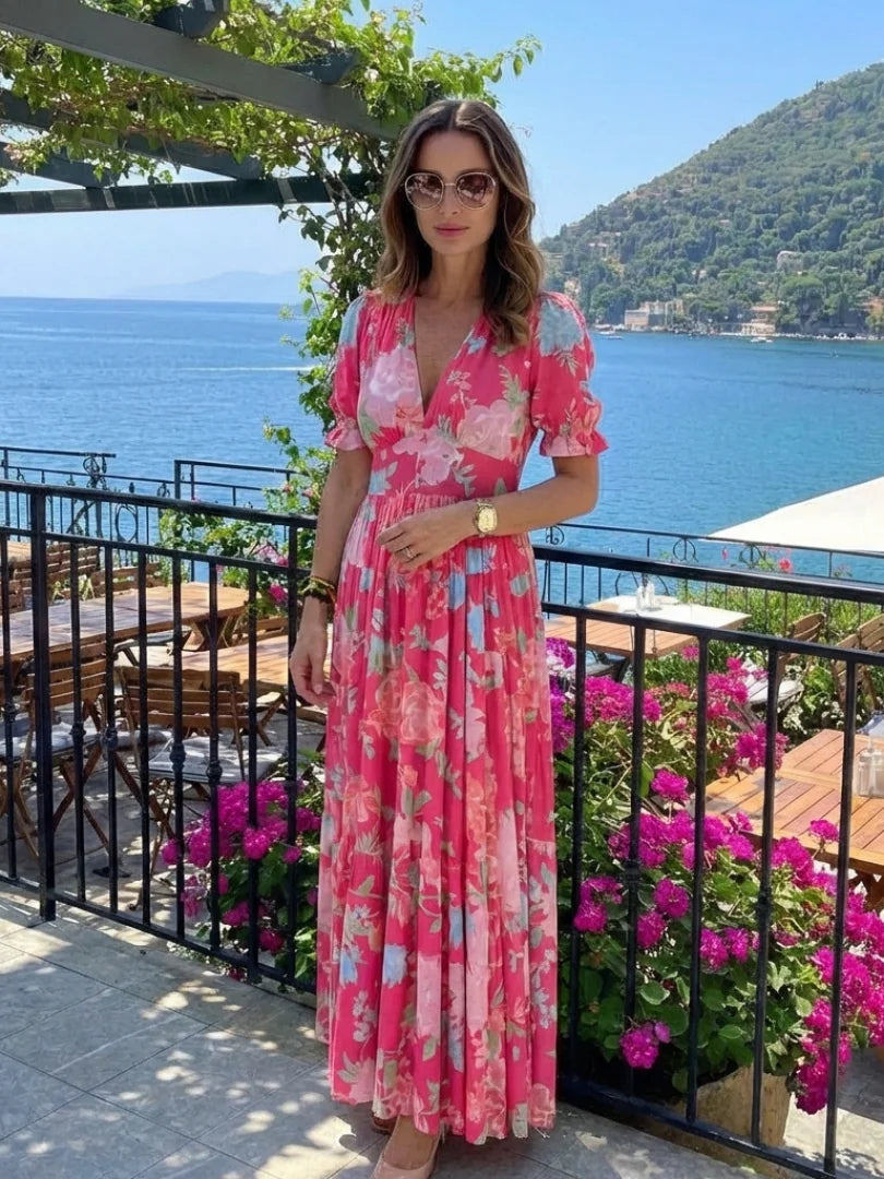 Ione | Robe Midi Fleurie